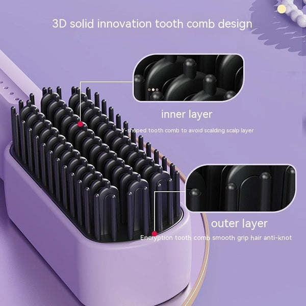 Ionic Anti-Frizz Straightening Comb