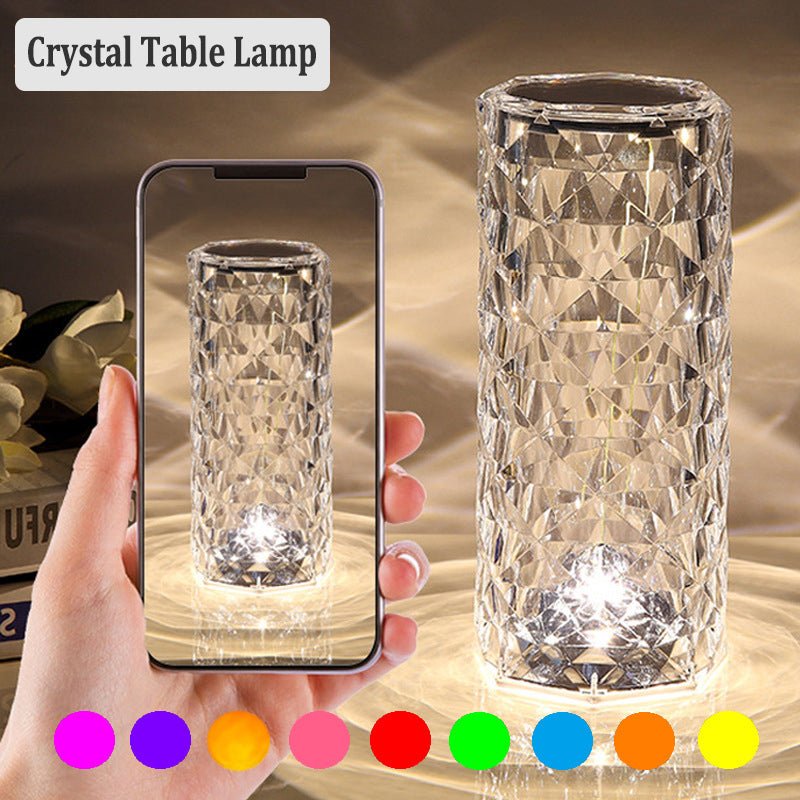 Elegant LED Crystal Table Lamp