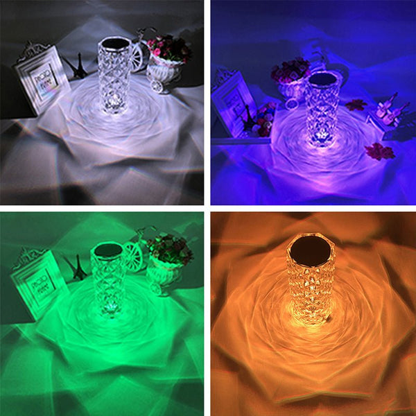 Elegant LED Crystal Table Lamp