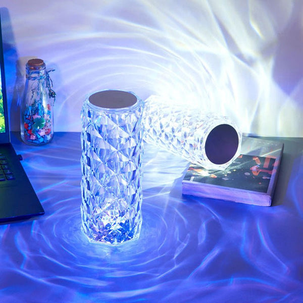 Elegant LED Crystal Table Lamp