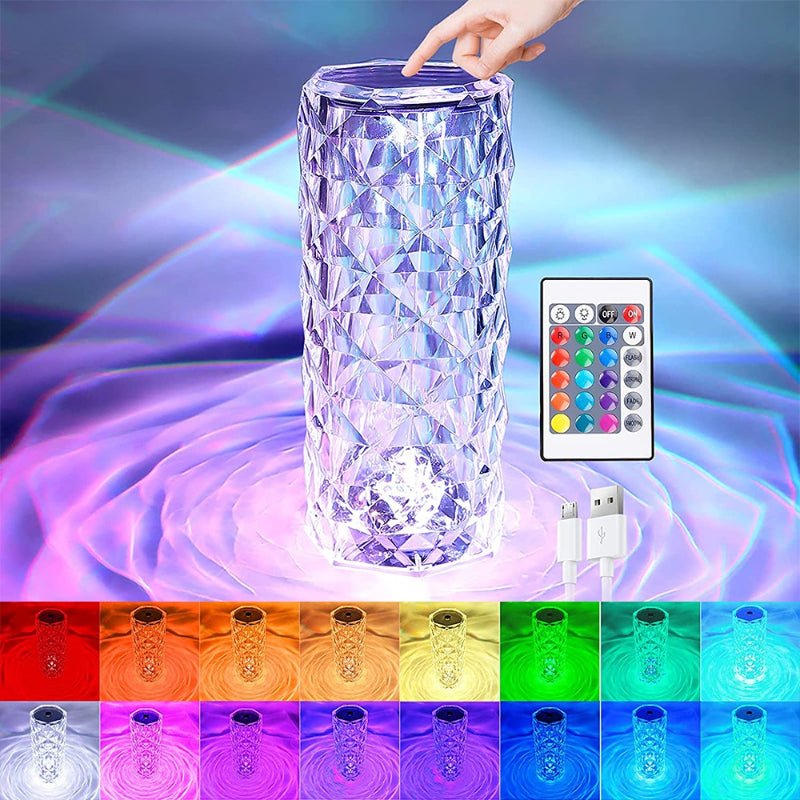 Elegant LED Crystal Table Lamp