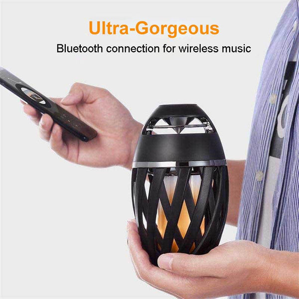 LED Flame Effect Bluetooth Speaker