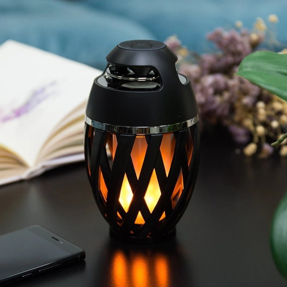 LED Flame Effect Bluetooth Speaker